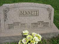 Bennett, Ephriam Gylord and Elizabeth (Hine)